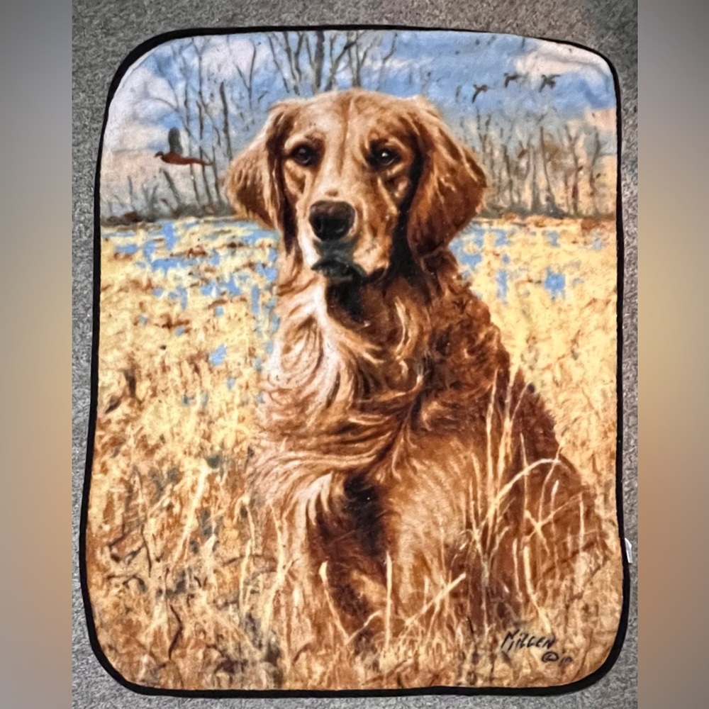 Northwest Golden Retriever Throw Blanket!
